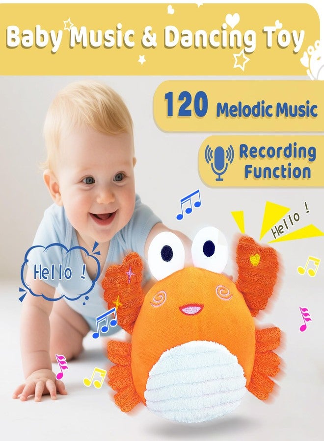 RedCrab Crawling Crab Baby Toy for 12-18 Months with 120+ Songs & Recording Feature,Musical Dancing Walking Bouncing Tummy Time Crab Toy for Infant 6-18 Months,Sensory Toys for Newborn Gifts - Image 3